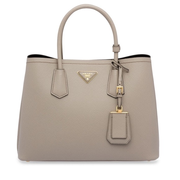 Prada Handbags - Prada Double Bag Large Tote Saffiano Leather New